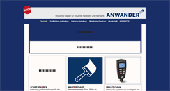 Desktop Screenshot of anwander.ch
